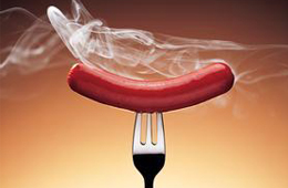 肉食大佬雙匯也看好，熱狗的專用香腸原來這么做！